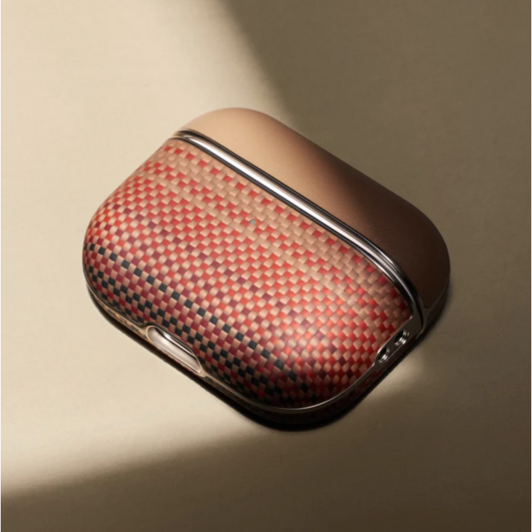 Θήκη Pitaka Aramid Fiber Magnetic 1500D (Plain) για Apple AirPods Pro 2 - SUNSET grained - APM2402